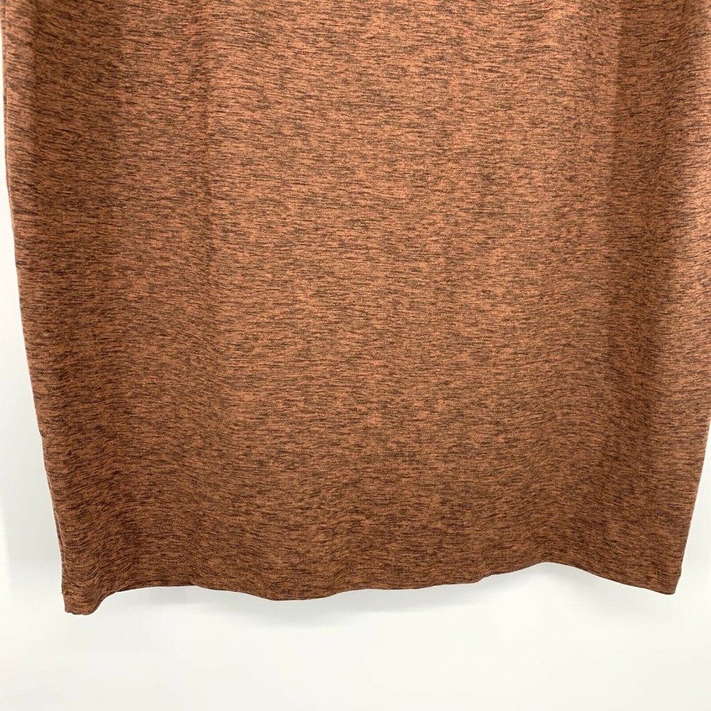 Wild Fable Orange Black High Rise Knit Midi Skirt - Picture 5 of 9